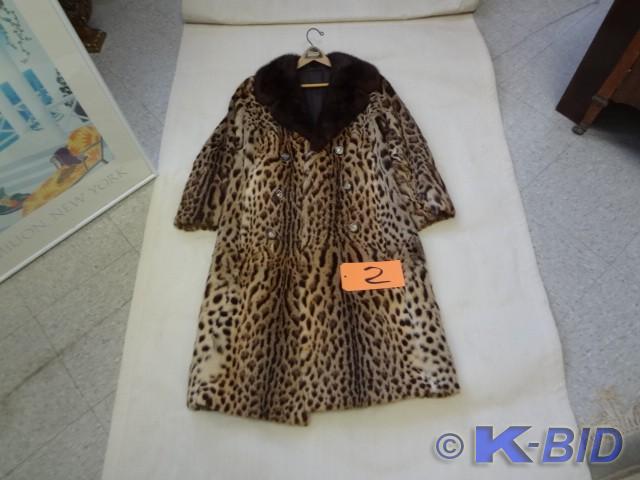 Leopard Coat wMink Collar, a truly...
