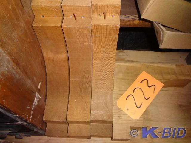 (4) Cedar Shelf brackets