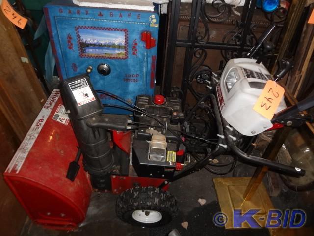 Snow Blower, Started, Ran rough