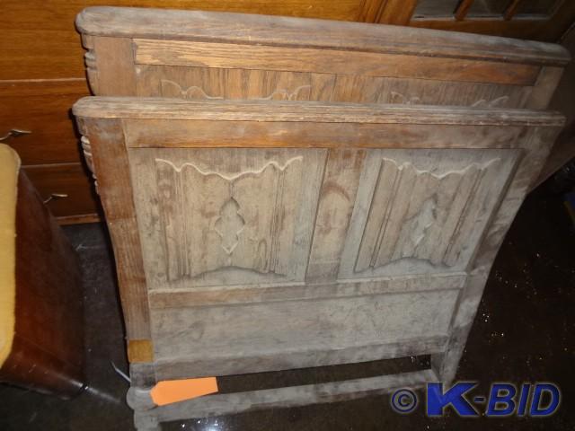 Antique Walnut(), Bench Ends