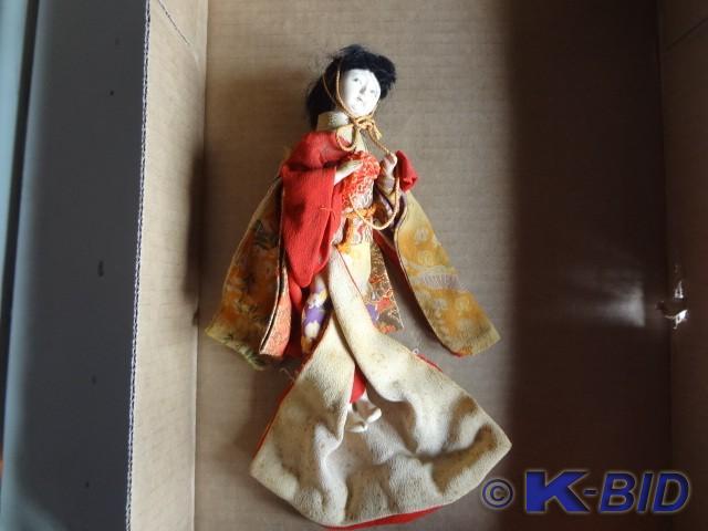 Japanese Geisha Doll, Old, Petite, ...