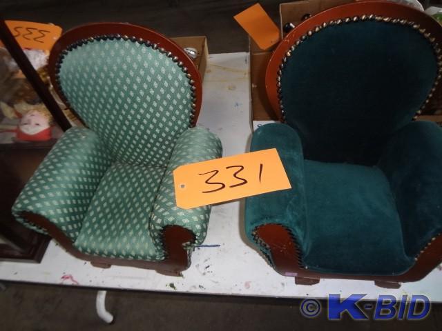 (2) Doll Chairs