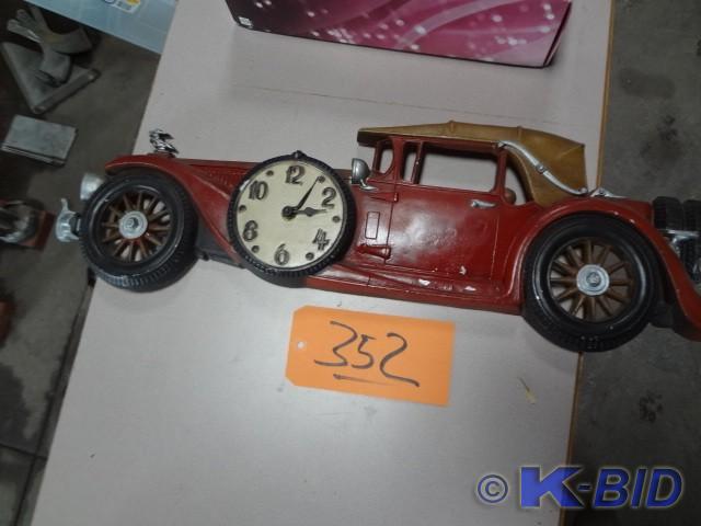 Automobile Clock, metal