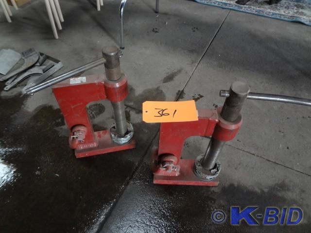 Pair of Stone ClampsClevises, heav...