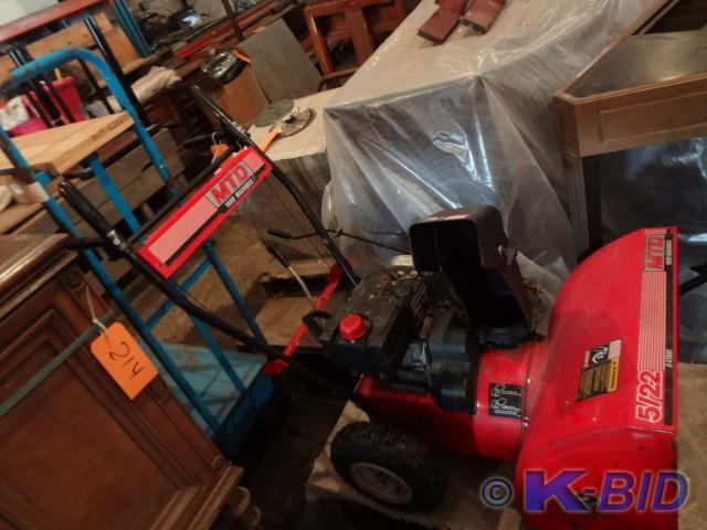 Snow Blower, tested works