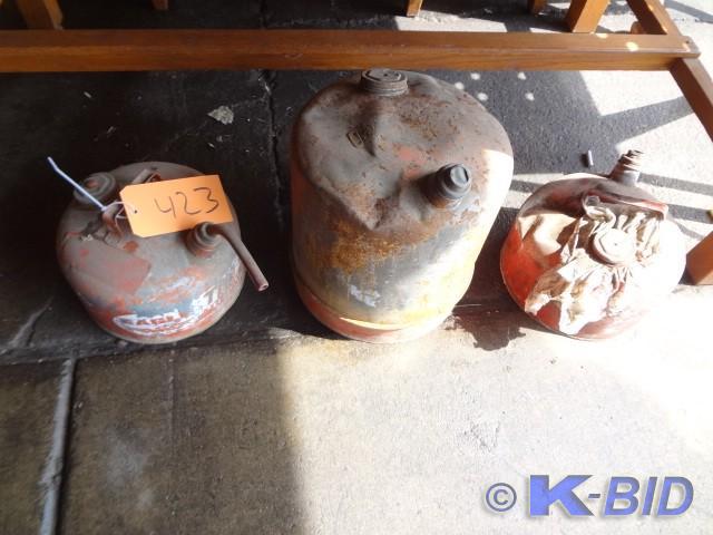(3) Gas Cans