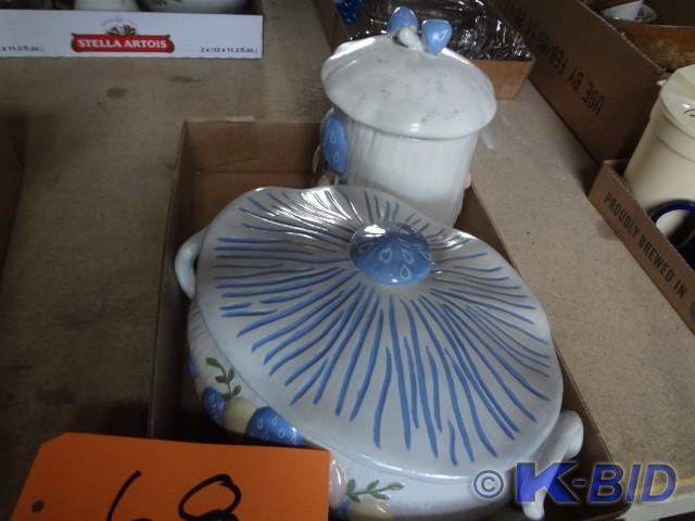 Signed tureen, Cookie Jar