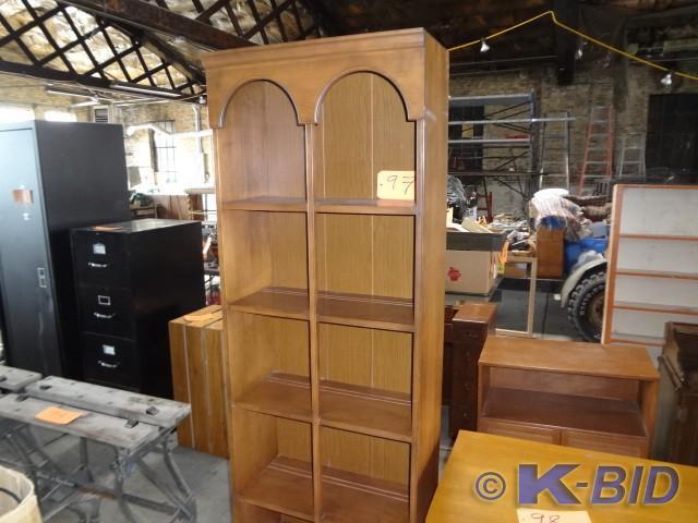 Tall, Double-arched Bookshelf, 78 X...