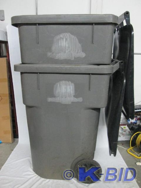 A lot of Two 96 Gallon Large Rollaw...