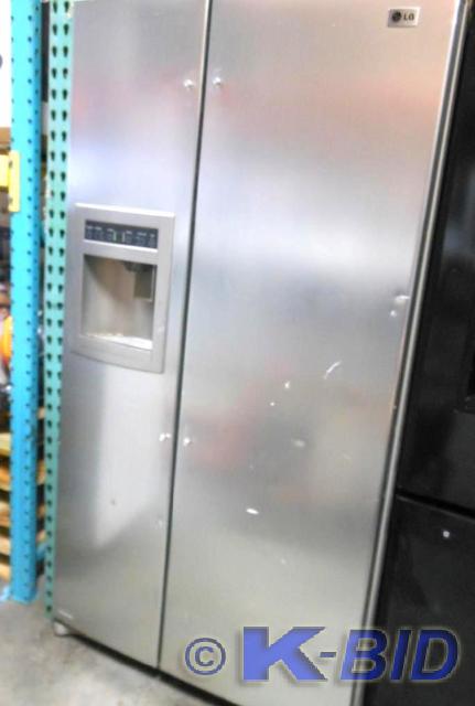LG STAINLESS SIDE-BY-SIDE REFRIGERA...