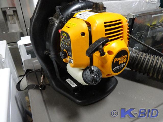POULAN PRO 180-MPH GAS BACKPACK LAW...