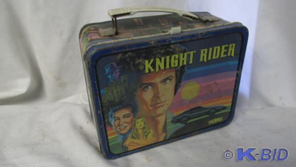 Vintage Knight Rider tin lunchbox b...