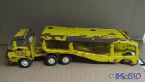 vintage tin car carrier