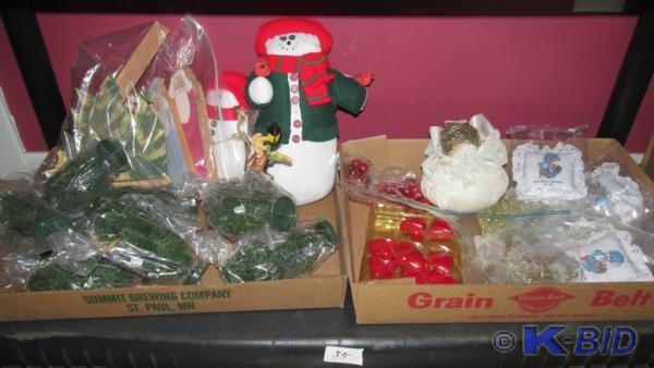 Holiday decorations. like CHRISTMAS...