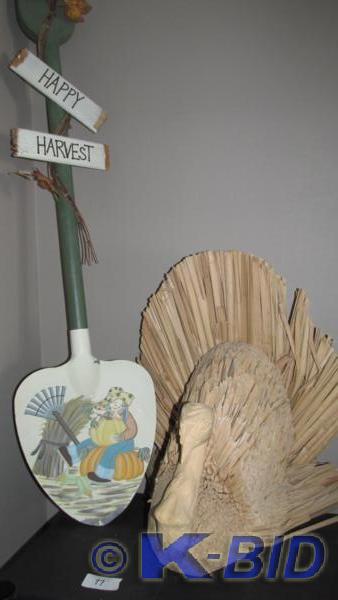 holiday decorations, turkey and sho...