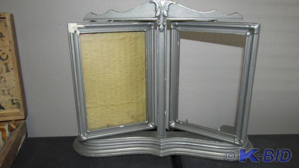Antique double frame for photos