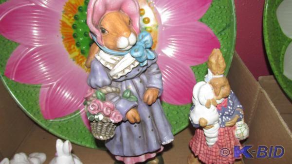 holiday decorations-bunnies  see th...