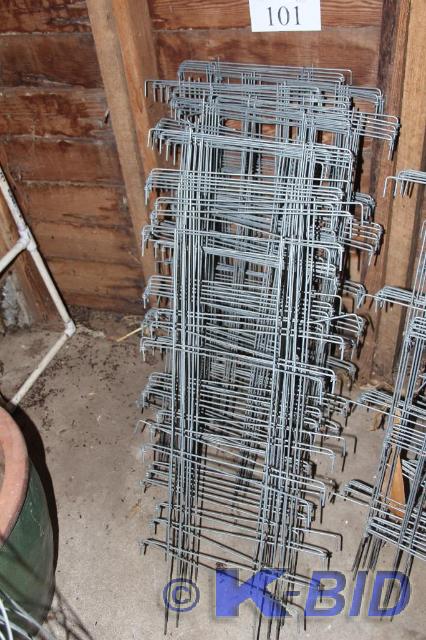 lot 101 image: Lot of (10) Collapsible, Metal, Gar...