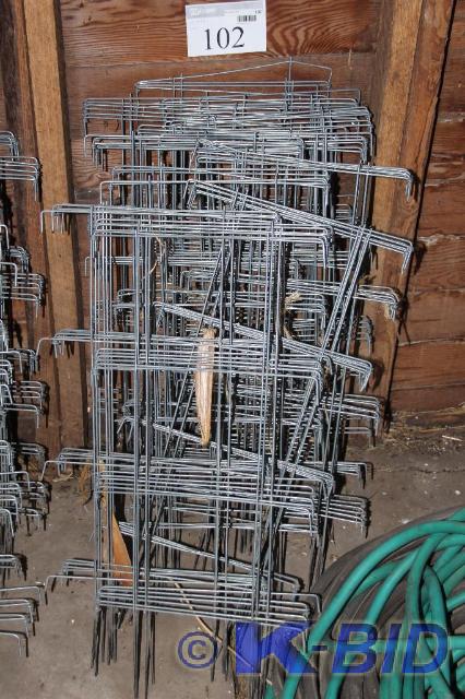 lot 102 image: Lot of (10) Collapsible, Metal, Gar...