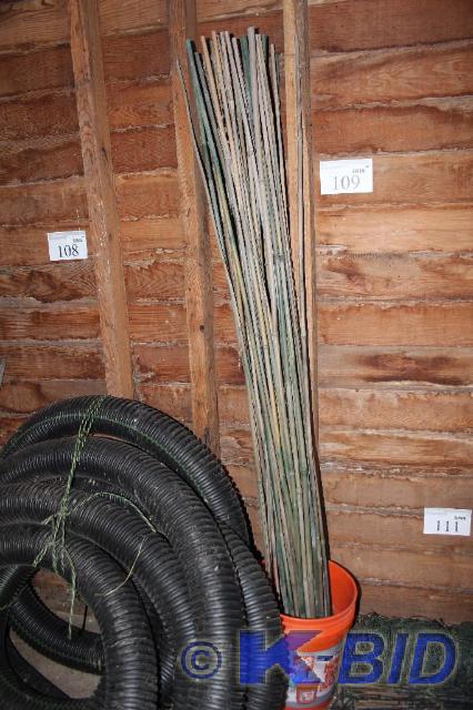 lot 109 image: Lot of (58) 6 Bamboo Sticks
