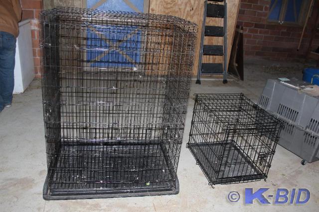 lot 116 image: Lot of (2) PetAnimal Cages, Metal,...