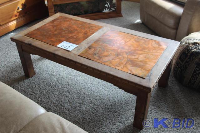 lot 142 image: Living Room, Coffee Table, 48 L x ...