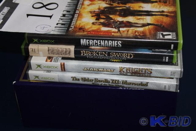 lot 187 image: Lot of (4) X-Box Games Mercenaries...