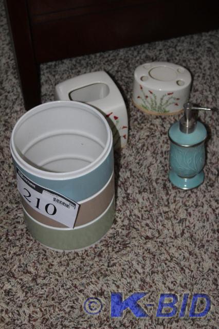 lot 210 image: lot of (4) Items (1) Soap Dispense...