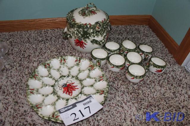 lot 217 image: Lot of (10) Items (8) Cups, (1) Ke...