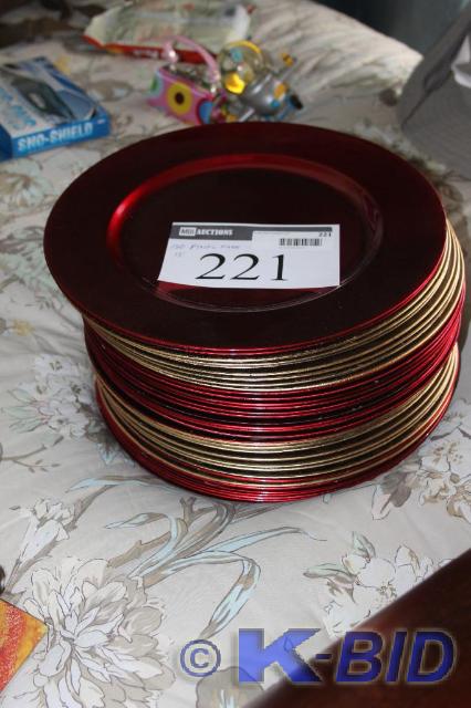 lot 221 image: Lot of (31) Plastic, Decorative Pla...