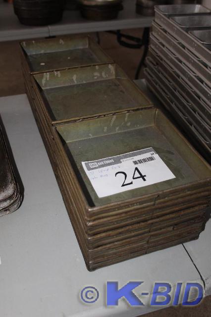 lot 24 image: Lot of (5) 35-Strap Bake Pans, 8 x...