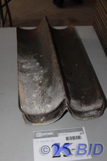 lot 25 image: Lot of (9) Baguette Pans