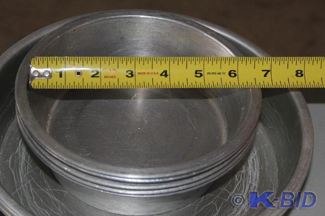 lot 44 image: Lot of (7) Cake Pans, (5) 6 12 Di...