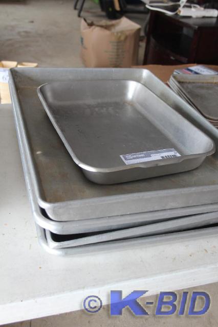 lot 59 image: Lot of (5) Cooking Pans, (4) Large ...
