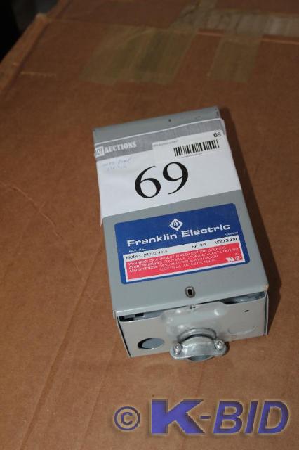 lot 69 image: Franklin Electric, Electric Pump, M...