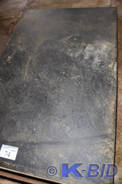 lot 74 image: Lot of (6) Rubber Stall Mats, 6 L ...