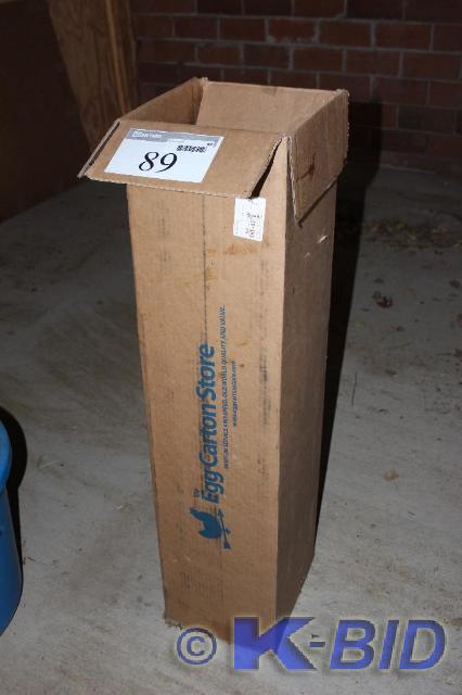 lot 89 image: Box Lot Half-Full of Egg Cartons, E...