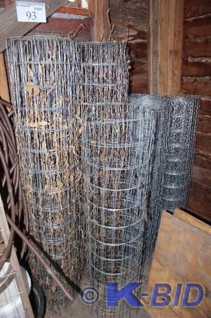 lot 93 image: Lot of (5) Metal Fencing, (2) 5, (...