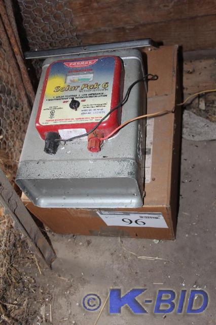 lot 96 image: Solar Pak 6, Electric Fence Charger...