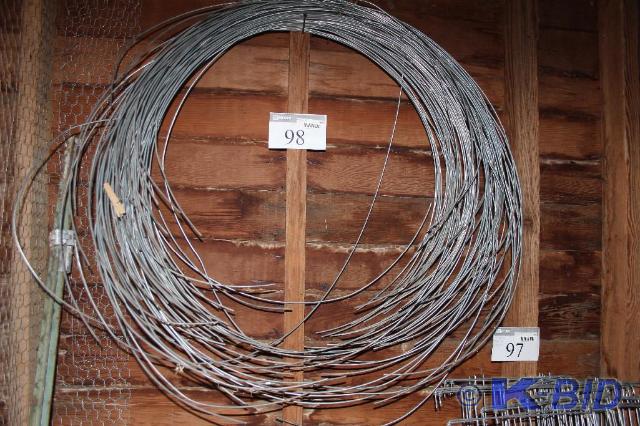 lot 98 image: Lot of (2) Coils of Metal Wire