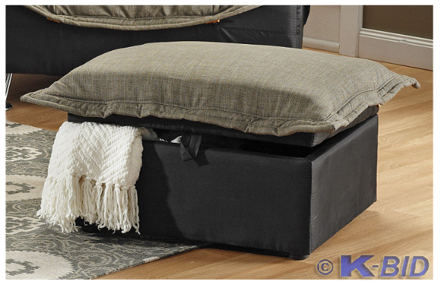 San Juan Ottoman Cover - Taupe Reta...
