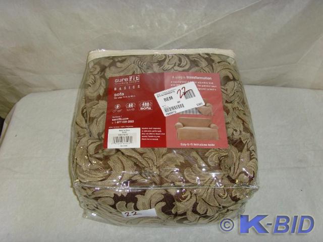Sure Fit Scroll T Cushion Sofa Slip...