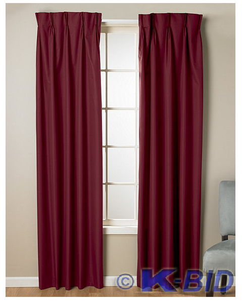 MyHome Foamback Pinch Pleat 48x63...