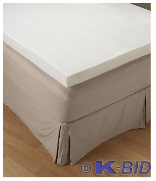 MyHome Full 4in. Foam Mattress Topp...