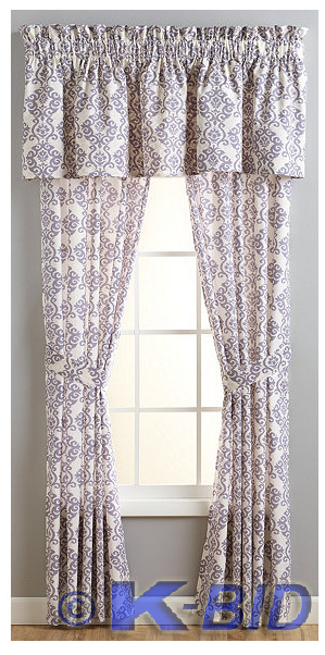 Loretta 84x21 Valance - Purple &amp...