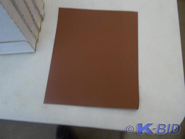 5 boxes of Norton Durite sand paper...