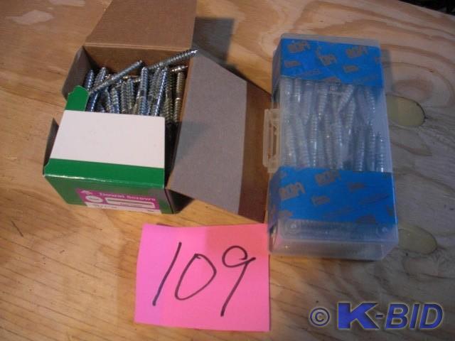 lot 109 image: Dowel Screws   1, 13 x 2 12 in  1...