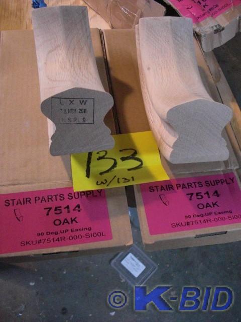lot 133 image: 7514 Oak 90 Degree Up Easing, works...