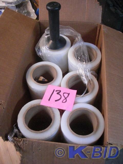 lot 138 image: 6 Rolls, 5in x 1000 feet, Stretch W...