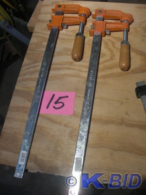 lot 15 image: 2, 24 in Jorgensen Clamps